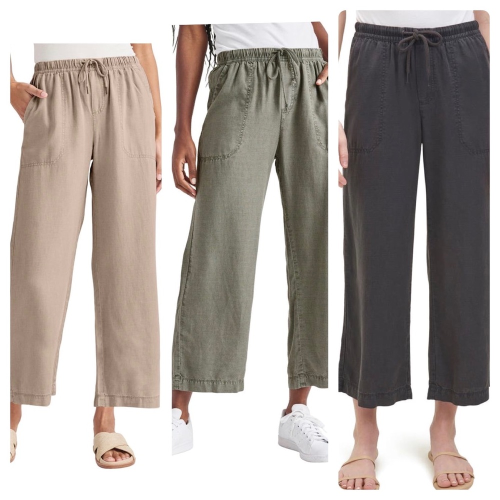 Splendid Cropped Wide Leg Pants - Lot of 3 Women’s Large